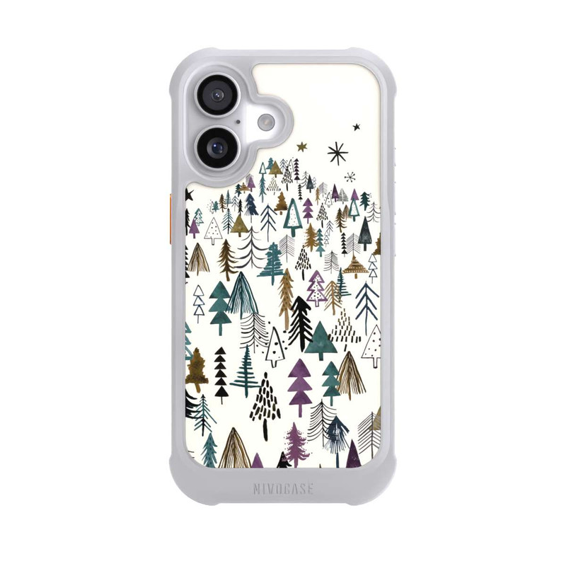 iPhone 17 NIVOmax Mountain Trees Forest Purple