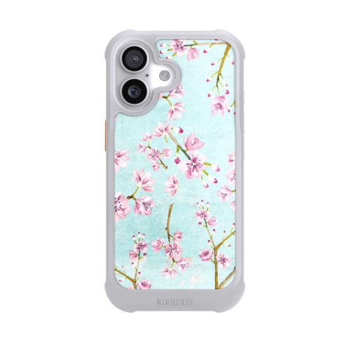  NIVOmax Cherry Blossom Twigs Pattern Light Blue