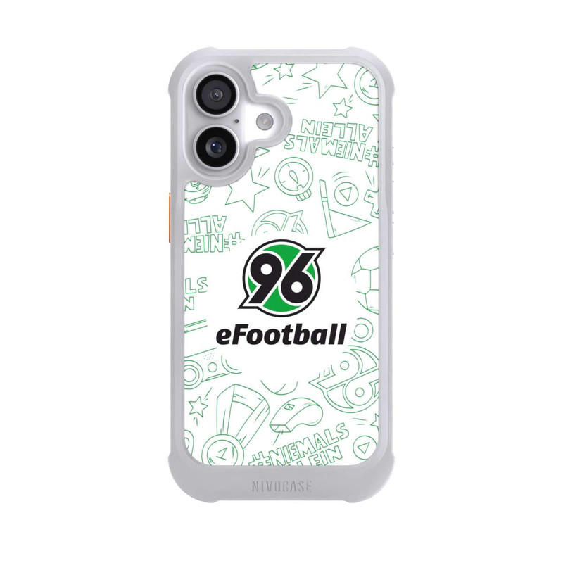 iPhone 17 NIVOmax Hannover 96 Football Pattern Design White