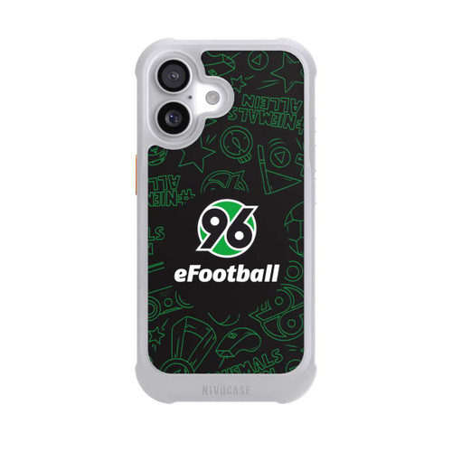  NIVOmax Hannover 96 Football Pattern Design Black