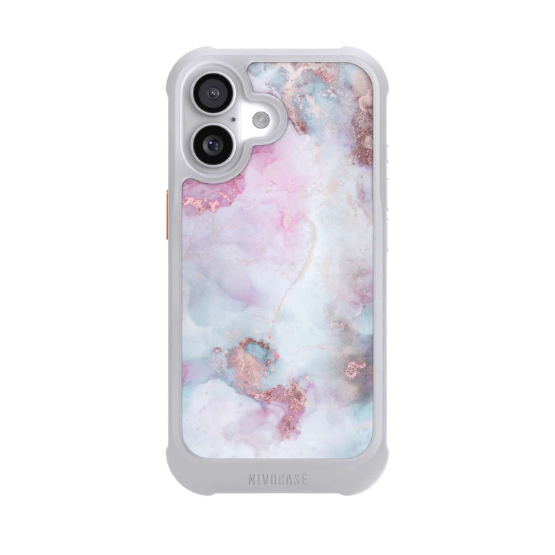 iPhone 17 NIVOmax Encre Alcool Marbre Bleu