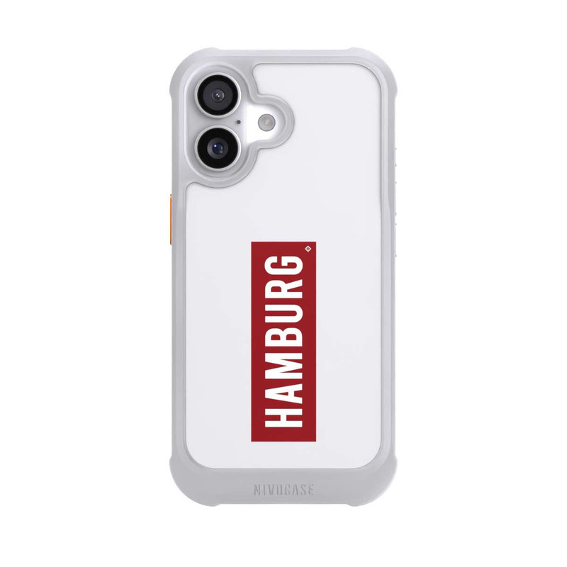 iPhone 17 NIVOmax HSV Hambourg rouge et blanc