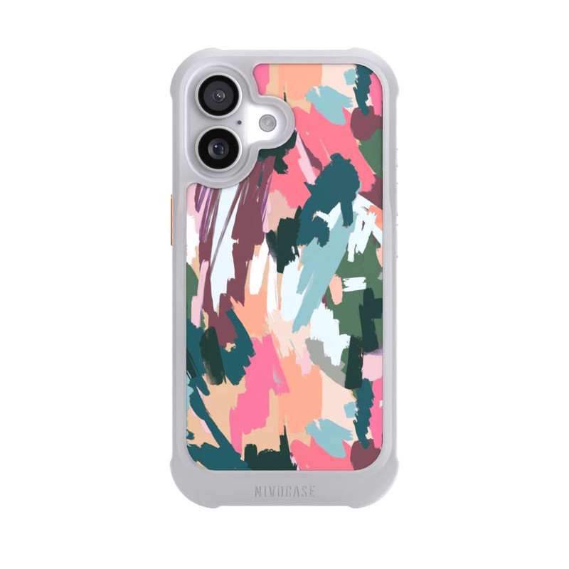 iPhone 17 NIVOmax Abstrakte künstlerische Textur Rosa