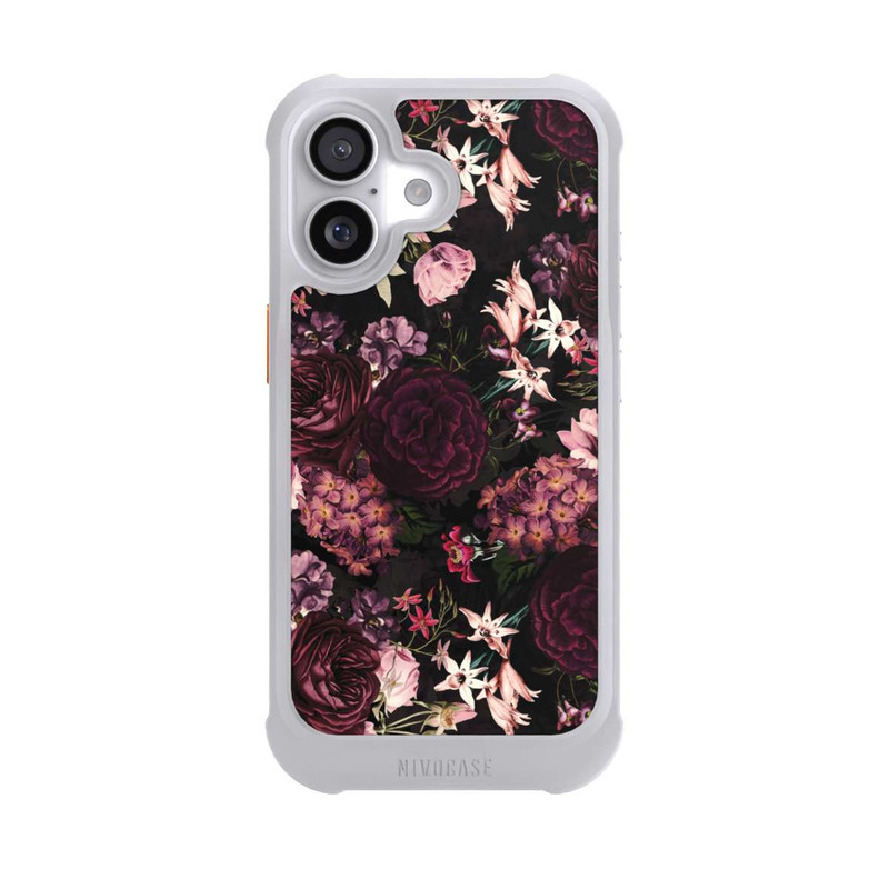 iPhone 17 NIVOmax Fond Fleur Violet Foncé
