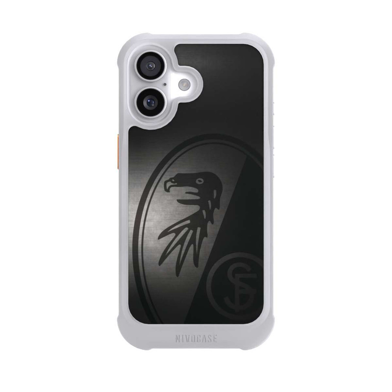iPhone 17 NIVOmax SC Freiburg Dot Metall Hintergrund