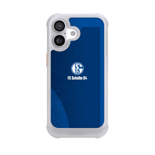  NIVOmax Schalke 04 Blauer Hintergrund Mit Logo