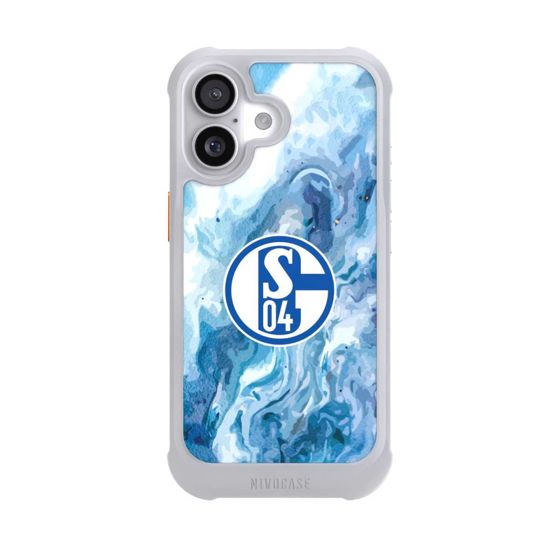 iPhone 17 NIVOmax Schalke 04 Flüssig Blau