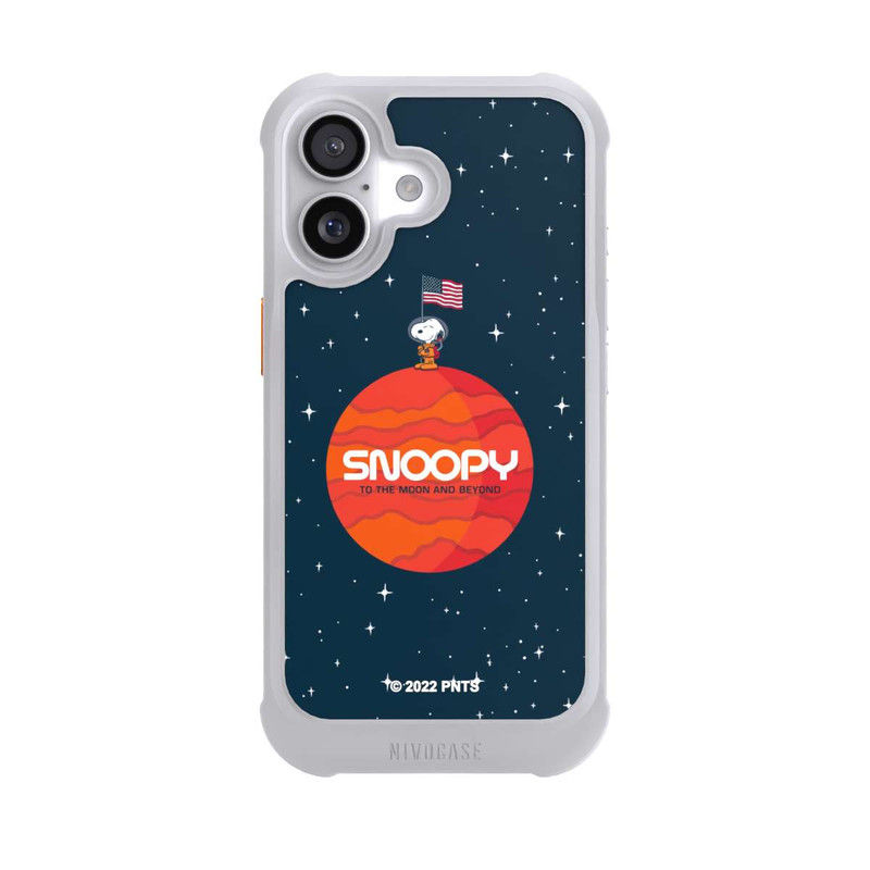 iPhone 17 NIVOmax Snoopy Weltraumreisender Orange