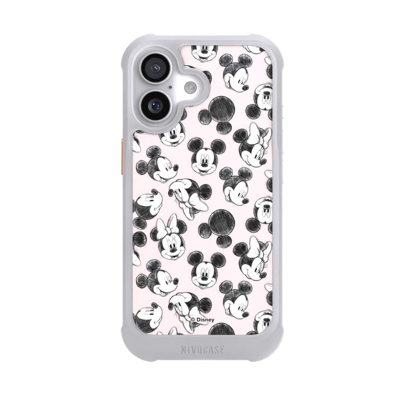 iPhone 17 NIVOmax Minnie & Mickey Viele Gesichter Pink