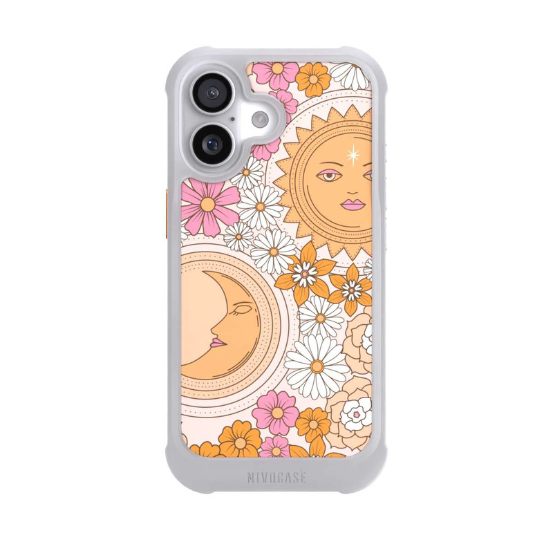 iPhone 17 NIVOmax Mond-Sonne-Blumen
