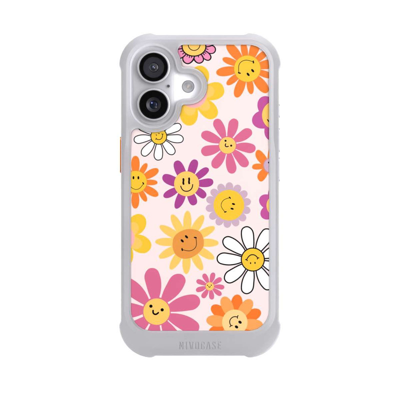 iPhone 17 NIVOmax Smiles Pink Flowers