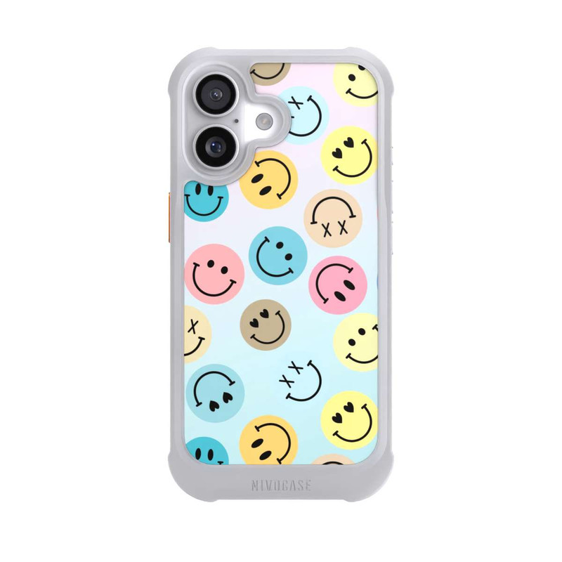 iPhone 17 NIVOmax Smiles Emotes Pattern Colorful