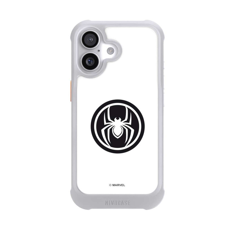 iPhone 17 NIVOmax Spider-Man Spider Logo White