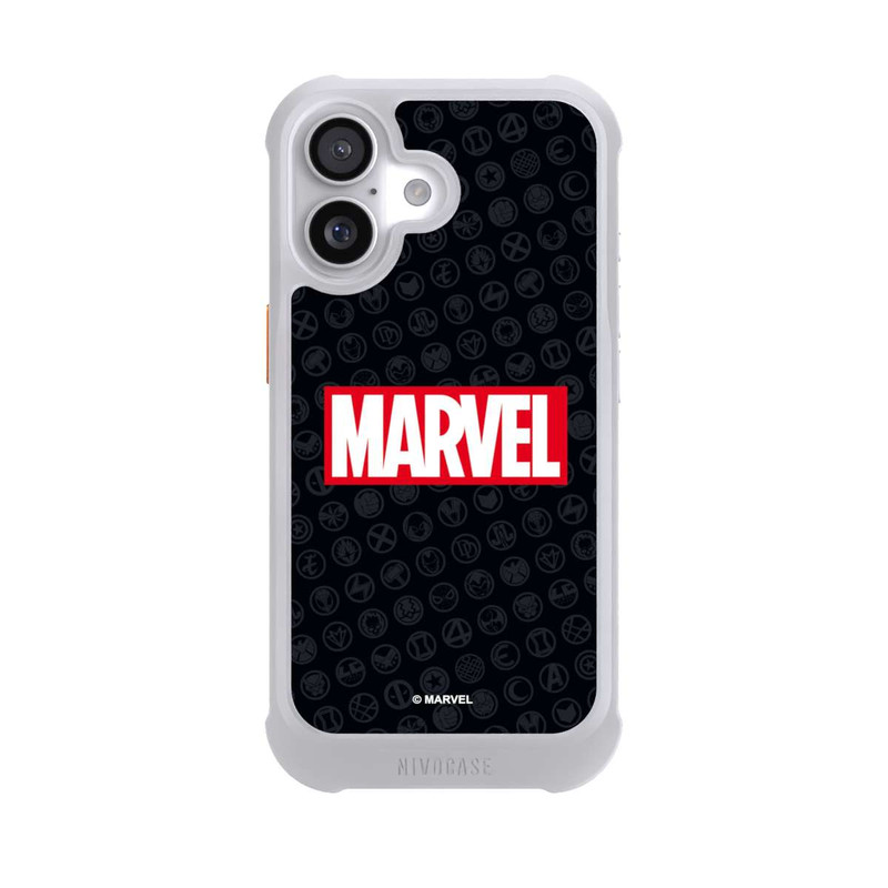 iPhone 17 NIVOmax Marvel Logo Black Red 