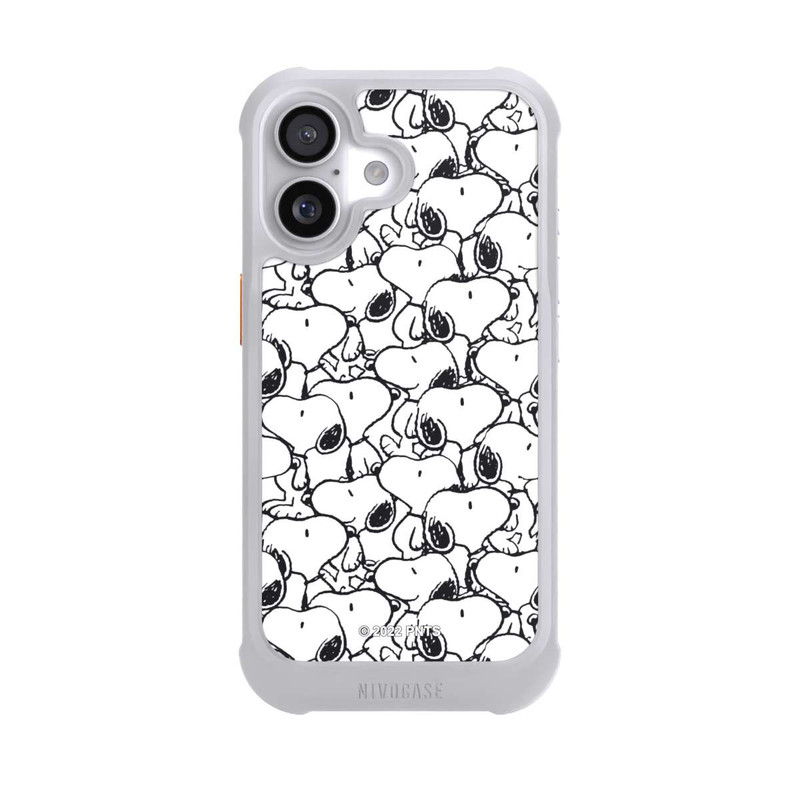 iPhone 17 NIVOmax Snoopy Muster Schwarz und Weiß