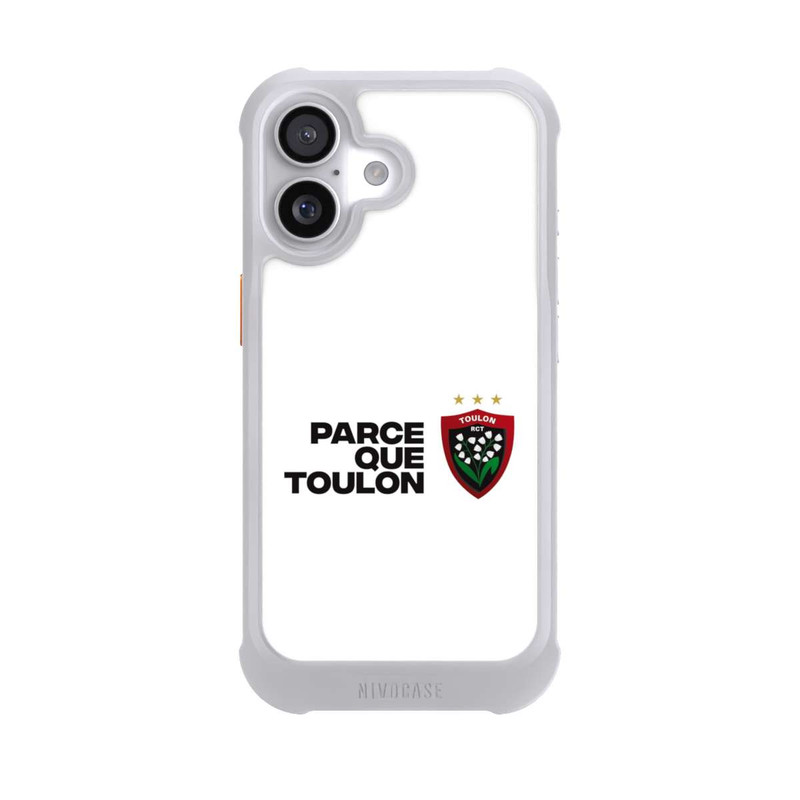 iPhone 17 NIVOmax RC Toulonnais PQT Blanc
