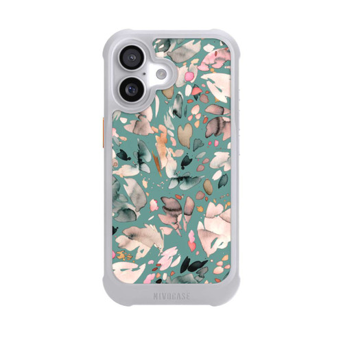  NIVOmax Abstrakte Blumenblätter grün