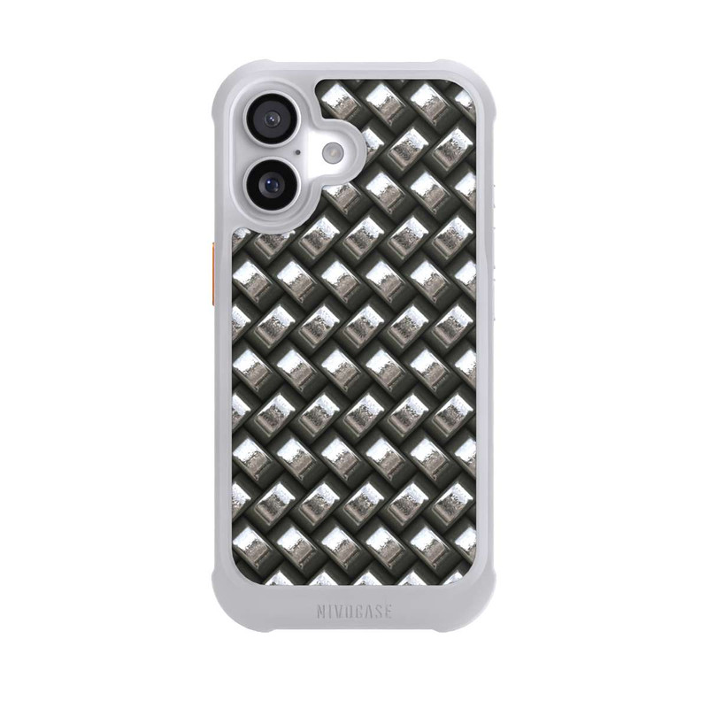 iPhone 17 NIVOmax Glamour Silver Metal