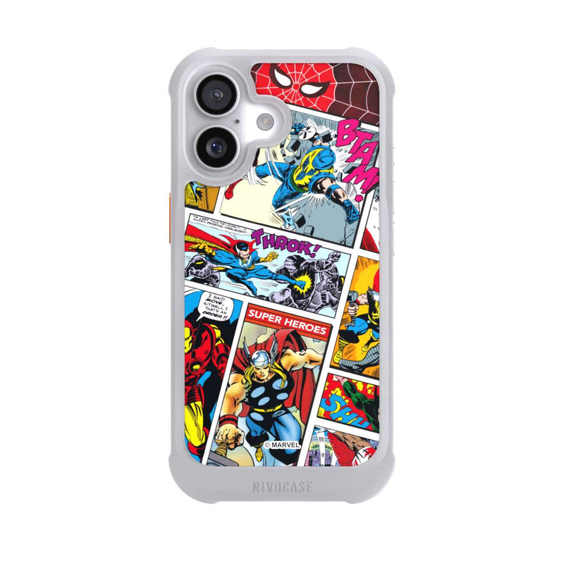 iPhone 17 NIVOmax Marvel Retro Comic Blue