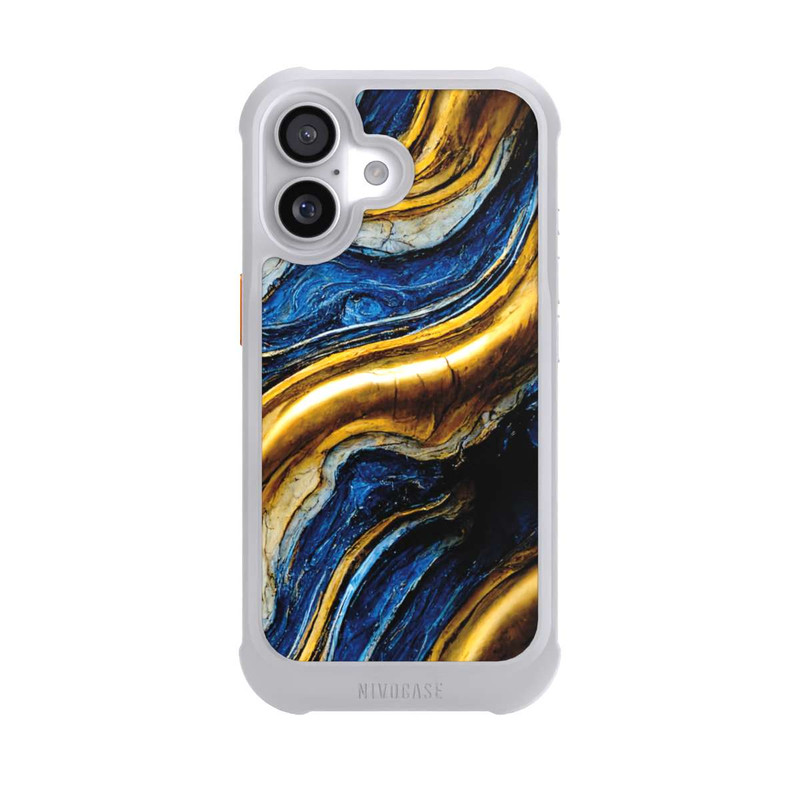 iPhone 17 NIVOmax Royal Blue And Gold Look Structure