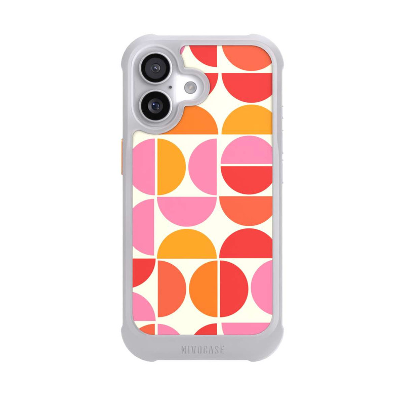 iPhone 17 NIVOmax Motif Tendance Rétro Orange