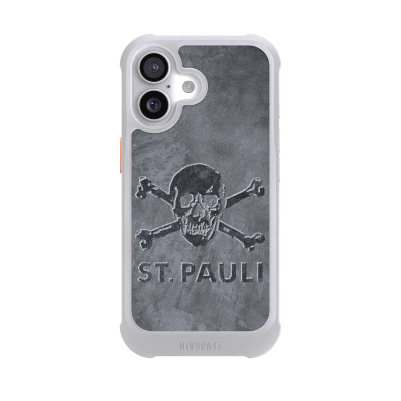iPhone 17 NIVOmax FC St. Pauli Grau Beton