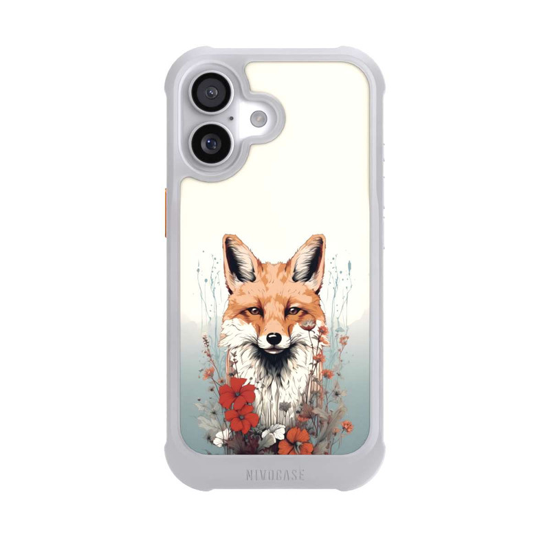 iPhone 17 NIVOmax  Fox with Flowers