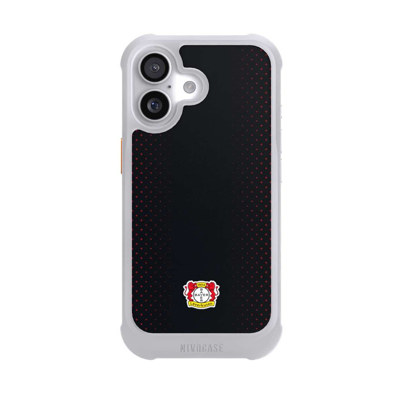 iPhone 17 NIVOmax Bayer 04 Leverkusen Schwarz mit Muster