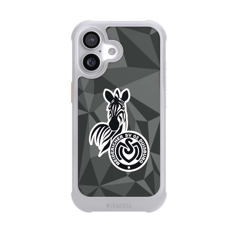 iPhone 17 NIVOmax MSV Duisburg Polygon Muster