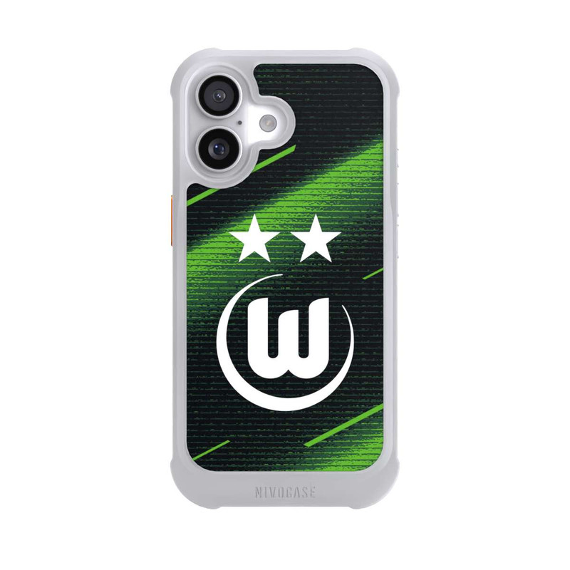 iPhone 17 NIVOmax VfL Wolfsburg Frauen Logo Weiß