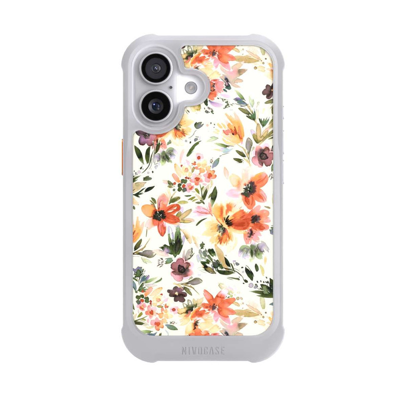 iPhone 17 NIVOmax Summer Artistic Flowers Ivory