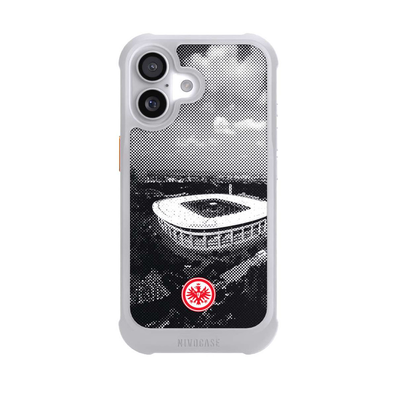iPhone 17 NIVOmax SGE Stadion Schwarz Weiß