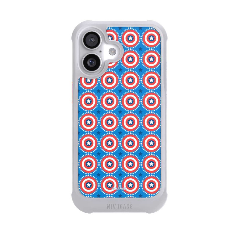 iPhone 17 NIVOmax Captain American Shield Pattern