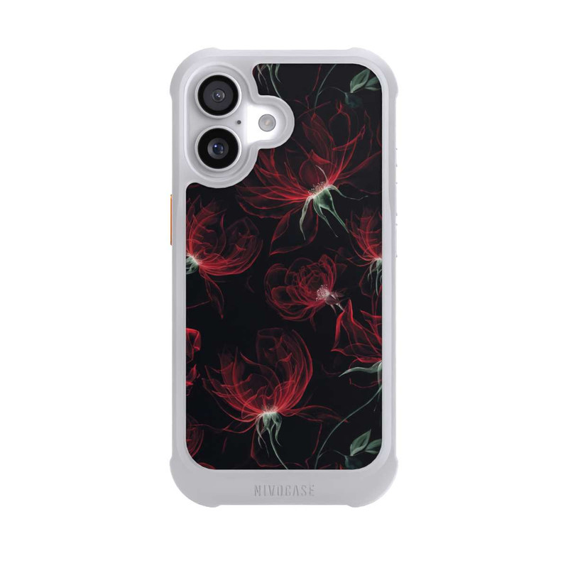 iPhone 17 NIVOmax Tapete mit roten Blumen