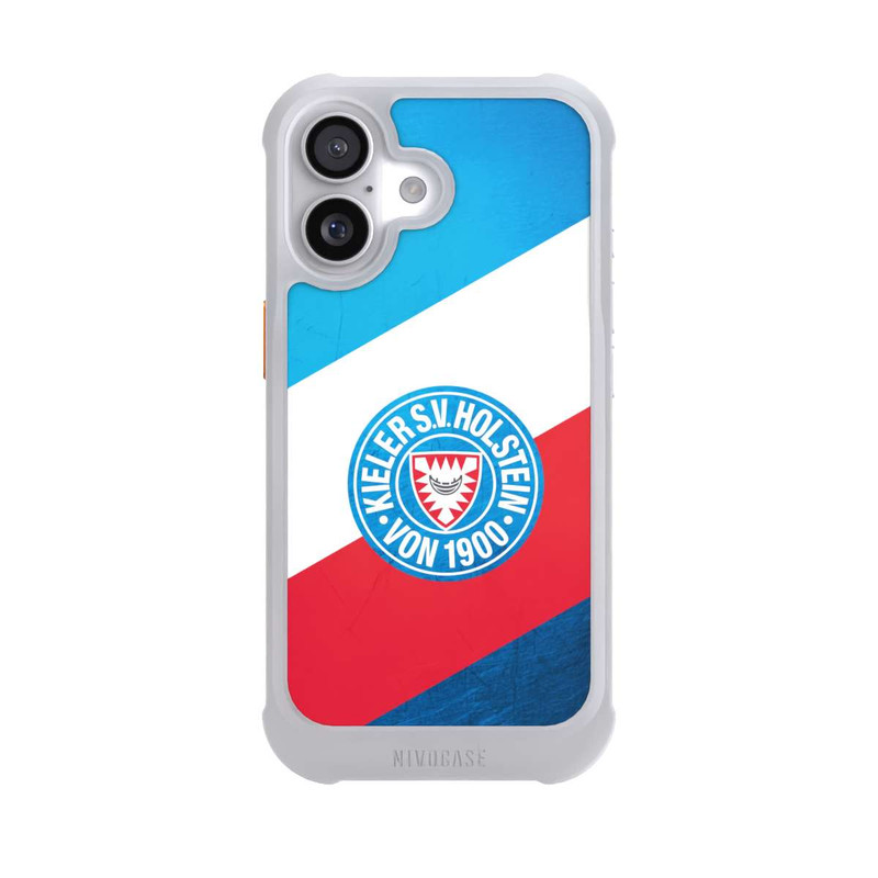 iPhone 17 NIVOmax Holstein Kiel Logo Streifen Scratch