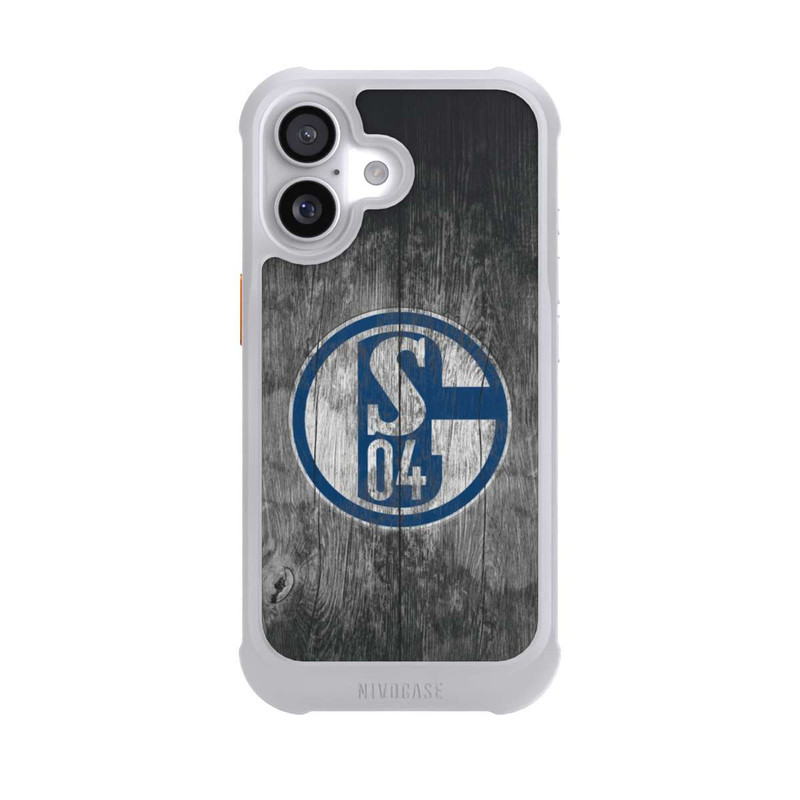 iPhone 17 NIVOmax Schalke 04 Holz Look