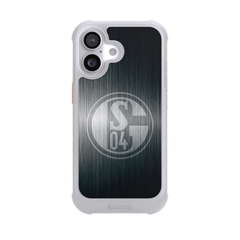iPhone 17 NIVOmax Schalke 04 Metall Look