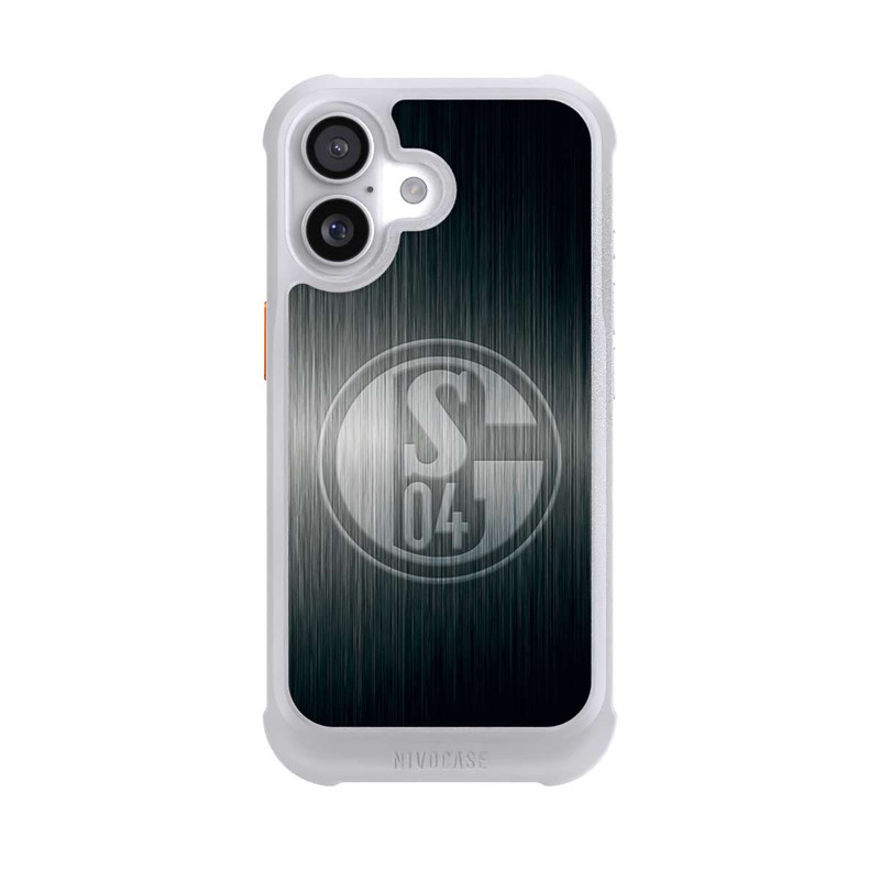 iPhone 17 NIVOmax Schalke 04 Metall Look