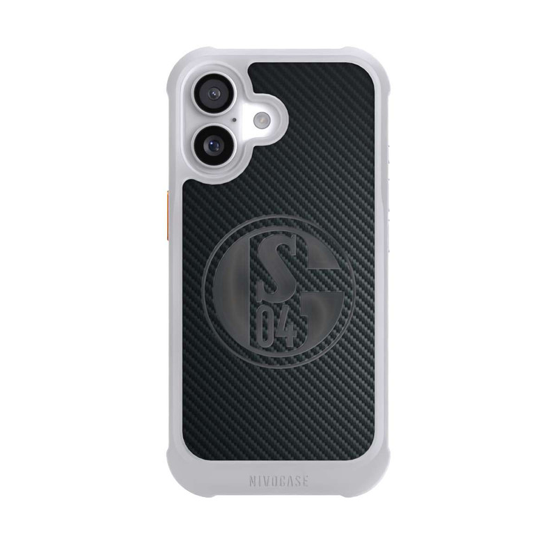 iPhone 17 NIVOmax Schalke 04 Carbon Look