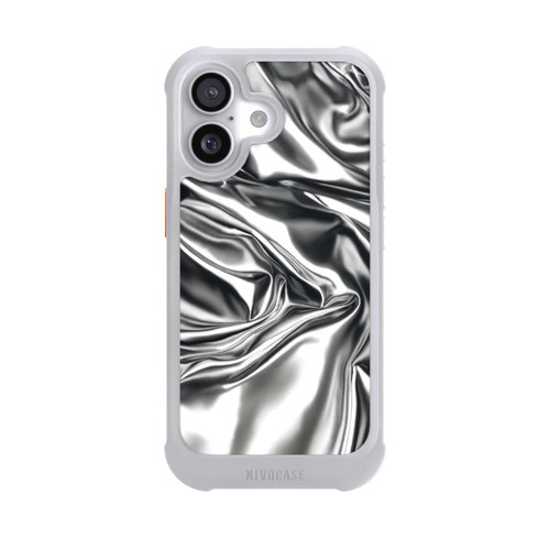  NIVOmax Glänzeder Chrome Silber Stoff mit KI