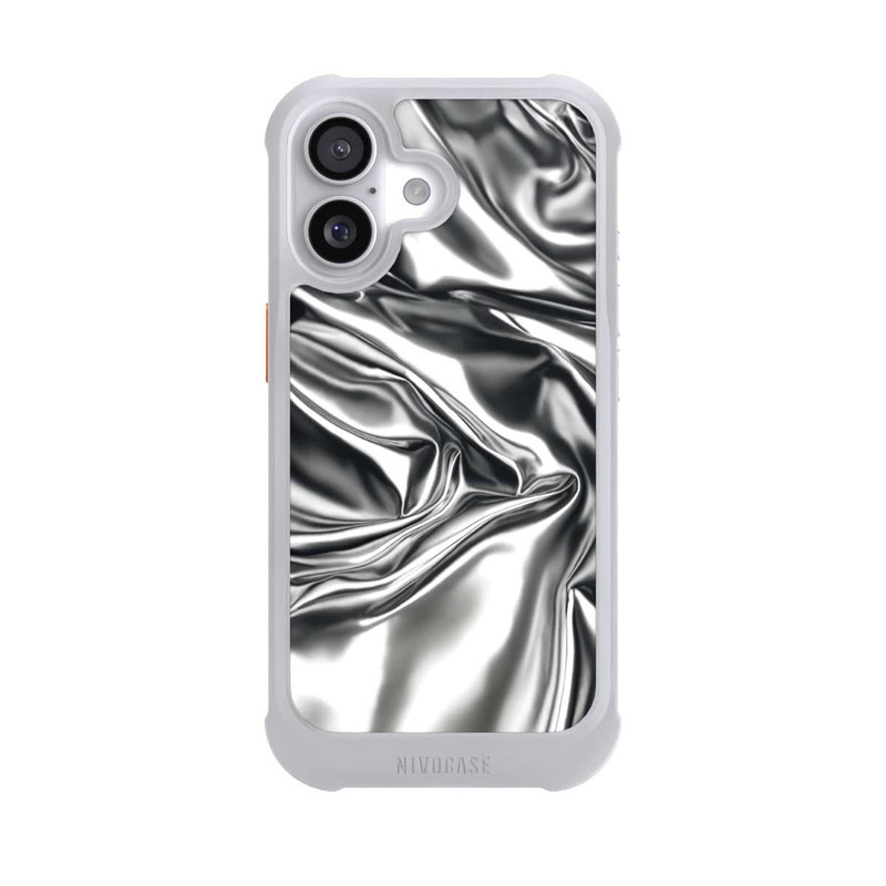 iPhone 17 NIVOmax Shiny Chrome Silver