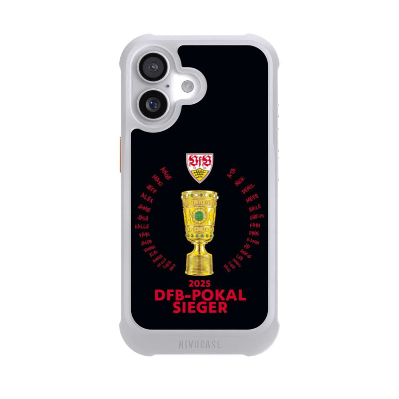iPhone 17 NIVOmax VfB DFB-Pokal Sieger Schwarz