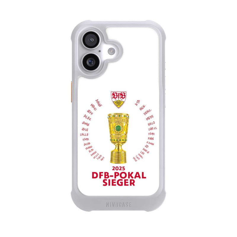 iPhone 17 NIVOmax VfB DFB-Pokal Sieger Weiß