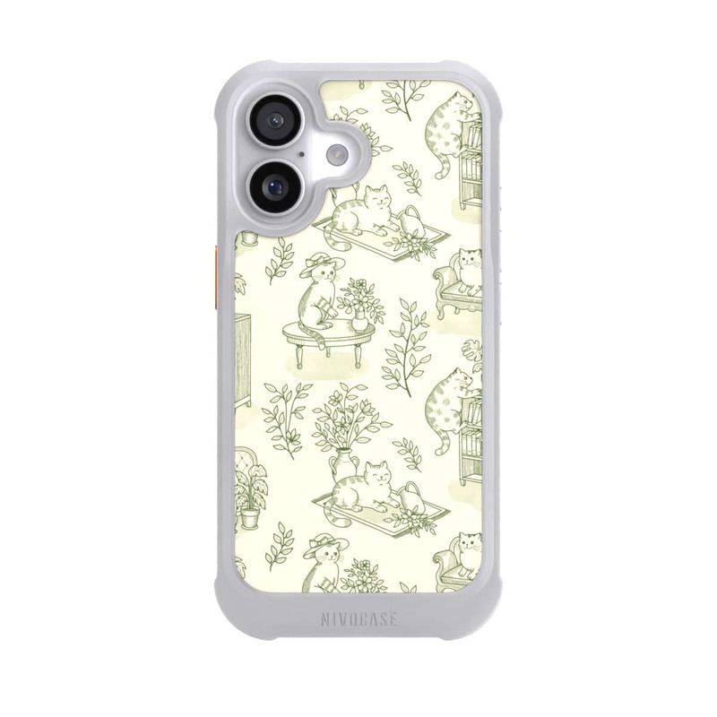 iPhone 17 NIVOmax Chonky Cats Toile de Jouy