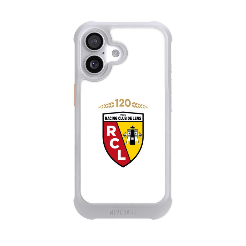 iPhone 17 NIVOmax 120 Jahre Jubiläums Logo weiß