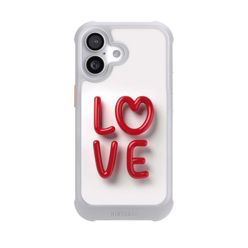 iPhone 17 NIVOmax Love Statement Red with AI