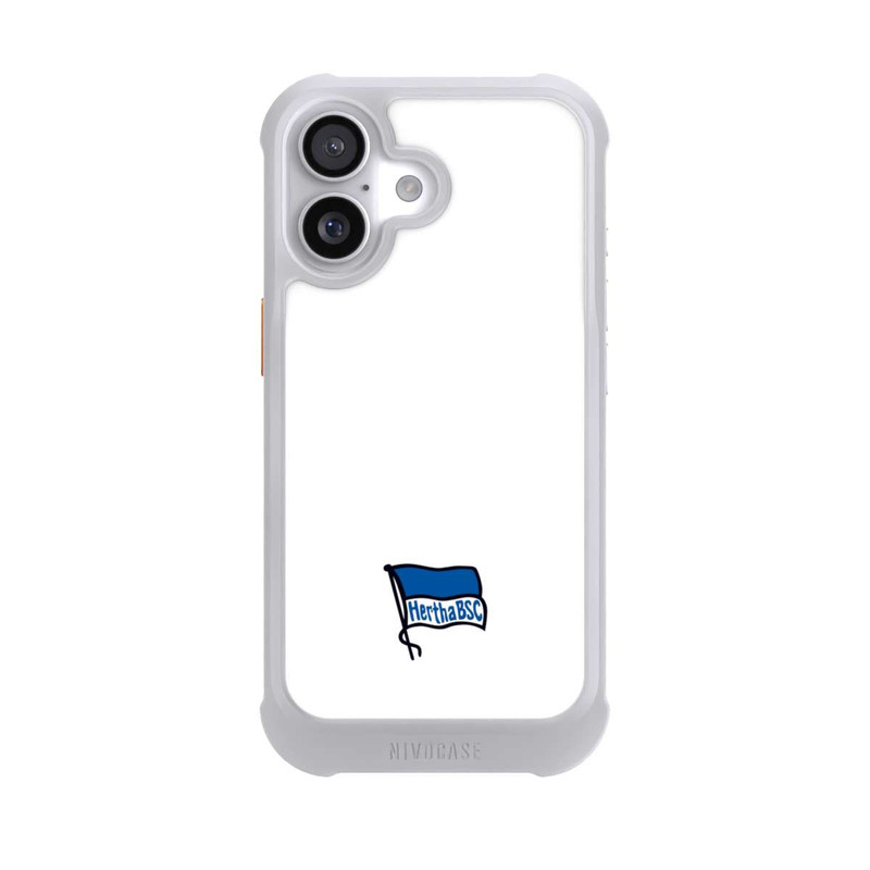 iPhone 17 NIVOmax Hertha BSC Logo Weiß