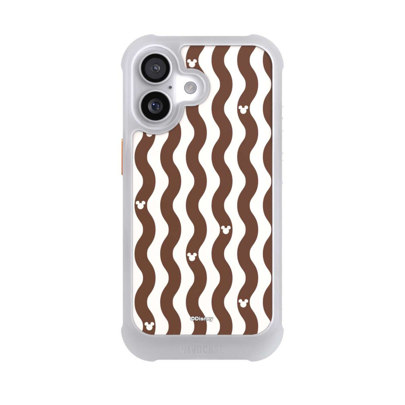 iPhone 17 NIVOmax Micky Muster Braune Wellen