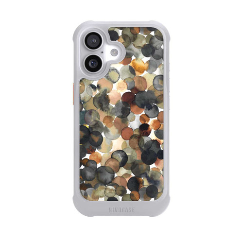  NIVOmax Watercolor Dots Brown Pattern