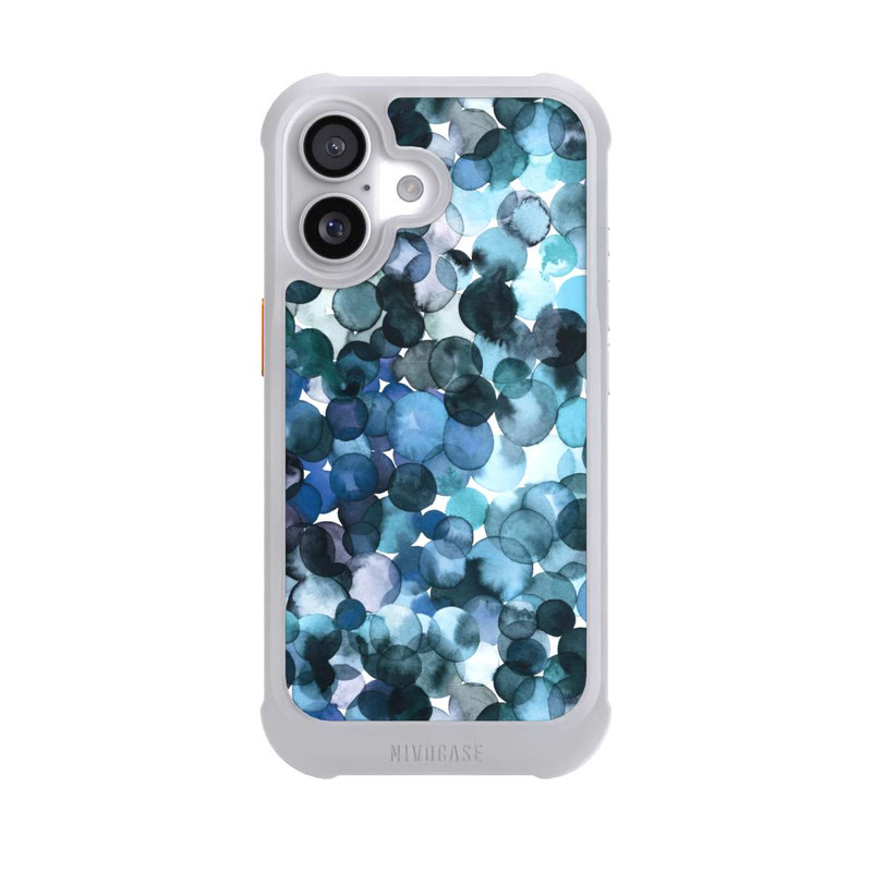 iPhone 17 NIVOmax Blätterzauber Blau